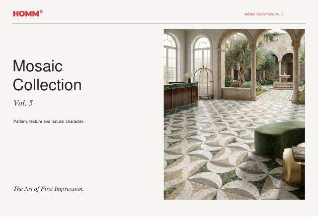 Mosaic catalogue cover